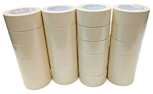 Shurtape CP105 General Purpose Masking Tape, 1.42 x 60 yds, Beige, Made in USA, Removes Easily Without Leaving Sticky Residue, Easy-to-Tear Masking Tape