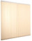 Ventanara® Lamellenvorhang raumverdunkelnd 100% Komplettset Vertikaljalousie 89mm inklusive Montagematerial (Beige, 300 x 180 cm)