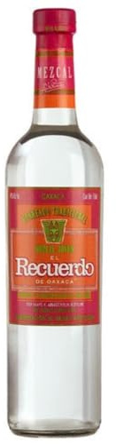 Mezcal Recuerdo Joven - Botella de Mezcal Mexicano - Sin Reposo ni Maduración Fabricado con Agave - 70 cl - 40% de Alcohol - con Sabor Agridulce y Cítricos Frescos
