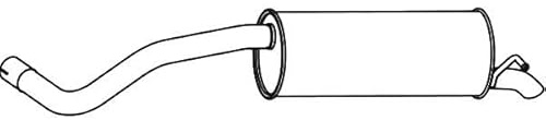 VEGAZ SKS-146 Endschalldämpfer Kompatibel mit SKODA FABIA NJ3 6C0253609D 6C6253609D