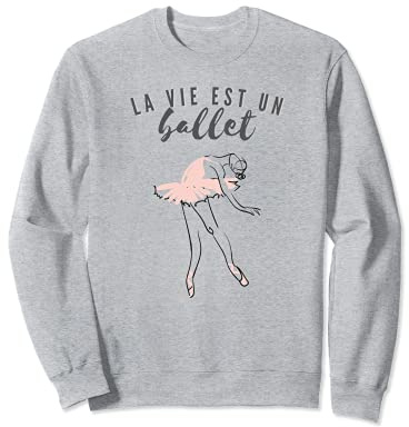 ballerine chaussures de ballet danse classique rubans pointe Sweatshirt