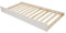 Cajón Blanco Marceau, Cama Adicional de Madera con somier y Ruedas, se Puede Guardar Debajo del somier