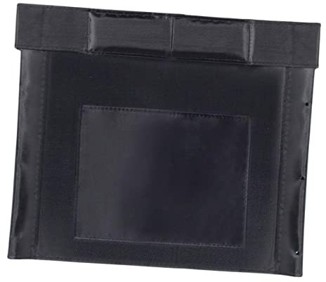 Milageto Rollstuhl-Rückenlehne oder Sitzkissen Universelles Rollstuhlzubehör Matte Behindertenpflege Verschleißfest Weich gemütlich, Schwarze Rückenlehne