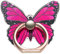 Kinizuxi Butterfly Mobile Phone Ring Holder Stand, Cute Phone Ring Grip Holder 360°Rotation Phone Ring Holder Finger Kickstand Compatible with iphone,Samsung,All Smartphones(Rose)