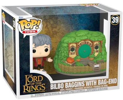 Funko Pop! Town: Bilbo Baggins & Bag End - Lord of The Rings - Vinyl-Sammelfigur - Geschenkidee - Offizielle Handelswaren - Spielzeug Für Kinder und Erwachsene - Movies Fans