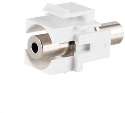 TecLines TKM010W Keystone Modul 3,5 mm Klinke Buchse/Buchse