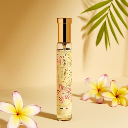 adopt FLEUR DE FRANGIPANIER, 30ml Eau de Parfum, Damenduft | exotisch, tropische Blumen, Mango, Kokosnuss, paradiesischer Duft, spritzig, heiter, Sommerduft, Made in France, adopt:Damenduft