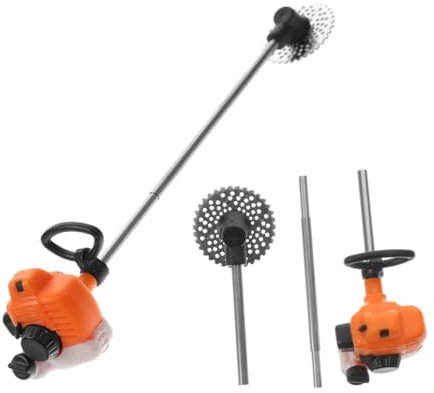 CAXUSD 2-teiliges Miniatur-puppenhausdekor Miniatur-rasenmähermodell Aus PVC Puppen-gartenwerkzeugmodelle Mit Exquisiten Details