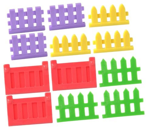 PHENOFICE Mini Clôture en Résine 24pcs Petite Clôture De Jardin Décoration Bonsaï Maison De Poupée Ornement De Paysage