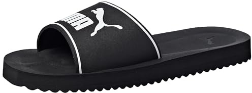 PUMA Unisex Purecat 2.0 Sandalo Scivolante, Puma Nero Puma Bianco, 41/42 EU
