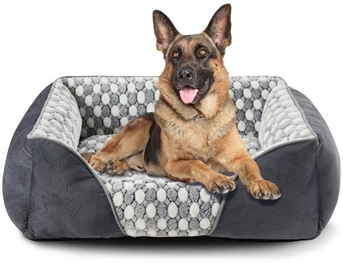 Heymamba Extra Large Dog Bed Washable Dog Beds, XL Dogs Beds Clearance to Prevent Bone Diseases, No Residual Odor Dogs Sofa Bed XXL, 90x65x23cm