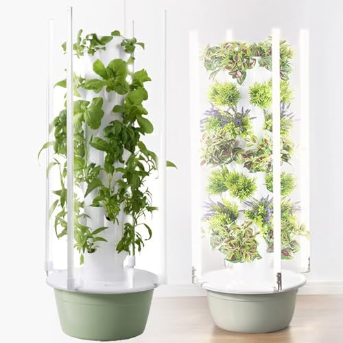 XUXIAO Hydroponics Growing System Tower, Hydroponics Tower Garden Growing, for Home Garden,Vertical Planter,Tower Hydroponics 5thfloor