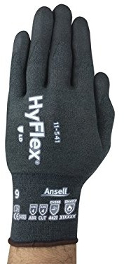 Ansell ActivArmr Gants Electricien, Protection Électrique Classe 00 (Tension 500V), Gants Isolants en Latex de Caoutchouc Naturel, EPI Professionel, 36cm, Jaune, Taille XL (1 Paire)