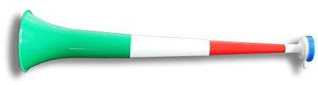 Vuvuzela Horn Fan-Trompete Fussball versch. Länderfarben - Gesamtlänge ca. 55cm - 4teilig Mexiko