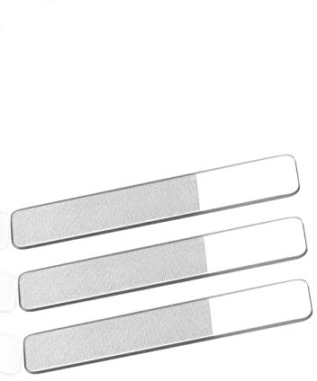Nano Crystal Nagelfeilen, 3 Handgefertigte Mini-Glasnagelfeile aus echtem gehärteten Glas Tschechische Kristallnagelfeile,frauen geschenk.