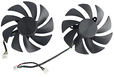 inRobert PLA09215B12H Graphics Card Fan Replacement for OEM Dell RTX 3060 3070 3080 3090 Video Card Cooling Fan Replace (Fan-AB)