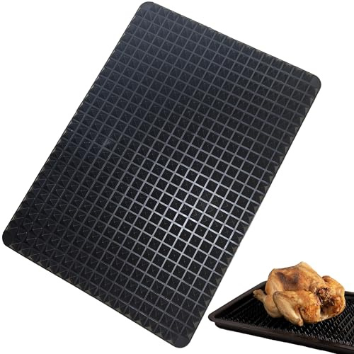 Syiyunran Silikon Backmatte Backunterlage Backofen Matte - Backen Knusprig Backformhundekekse HitzebestäNdig Mit Pyramiden Noppen Leicht Zu Reinigen Wiederverwendbar FüR Ofen Grill BBQ Indoor