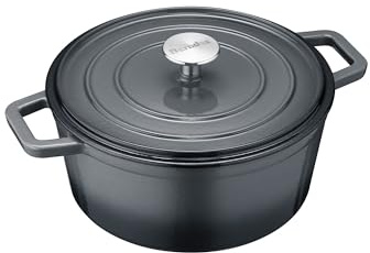 Berndes b.iron grey Casseruola in ghisa 2m 24cm con coperchio