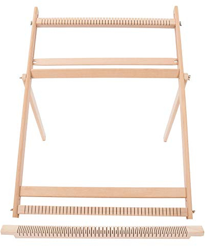 Miokycl Verstellbarer Webrahmen Massivholz Decke Schal DIY Loom Nähmaschine, Miokycl4yscbf8h0d