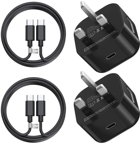 2Pack 25W USB C Charger for Samsung Fast Charger Plug and Cable 2M for Samsung Galaxy S26/S25/224/S23/S23/S22/S21/S10/A13/A14/A53/A54 5G,Super Fast Charger USB Type C Plug for Samsung Phone Charger