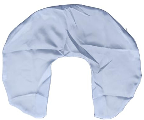 Stillkissenbezug aus Satin, Weich, Waschbar, Atmungsaktiv, Hautfreundlich, Stillkissenbezug Zum Füttern (Blau)