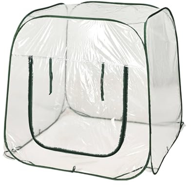 Well Home Invernadero Pop-Up de Acero Resistente 100x100x100cm