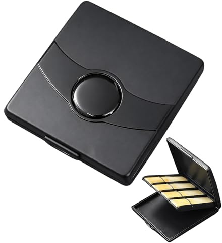 ikBrtaiay Klarinettenblatt Kartenetui, Saxophon Clarinet Reed Case Sturzsicheres ABS, Blattetui UniversalBlattetui Universal Wasserdicht und Sturzsicher, für Klarinetten und Saxophonblätter