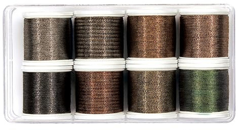 Madeira Geschenkbox: Metallisch: Soft: 8 x 200m: Spools, Sortiert