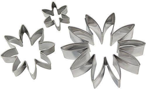 PME Stainless Steel Stainless Steel Daisy Cutter, Set of 3, Silver