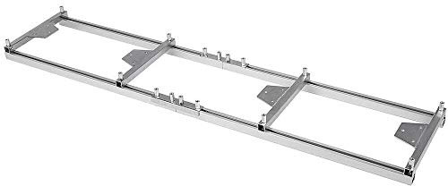 ROMYIX 6 x 3ft Chainsaw Mill Milling Rail System Aluminum Steel Rail Mill Guide System