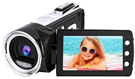 Heegomn Digitale Videokamera für YouTube Vlogging, 1080p Video Camcorder für Kinder/Kinder/Anfänger/Jugendliche