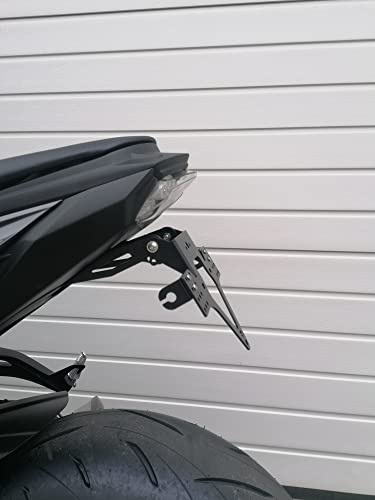 Kennzeichenhalter GroFaTec EVO für Suzuki GSX-S 1000 / F Bj 2016-2023 Kennzeichenträger Nummernschild Träger Halter kurzes Heck Heckumbau Porta Targa gsxs950