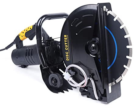 Elektro Handkreissäge - Futchoy 2800W Trennschneider mit 350mm Trennscheibe - 4800 U/Min - max. Schnitttiefe 100mm - Betonsäge Elektrisch für Nass