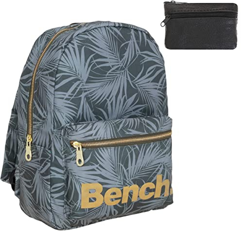 Bench Rucksack Damen klein small Daypack Handtasche Damenrucksack Freizeitrucksack Mädchen backpack 64158 +e (Palm Green Oliv 2634)