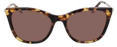 Dkny Women's Sunglasses DK711S - Soft Tokyo Tortoise with Solid Cargo Lens