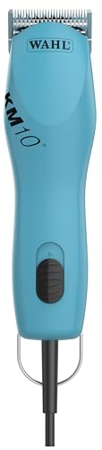 Wahl KM10 Tierschermaschine - leise, für alle Fellarten - bürstenloser Motor, blau