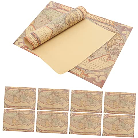 SEWOART 10stücke Landkarte Geschenkpapier Mit Kartendruck Für Geschenke Und Blumensträuße Recycelbar Und Vielseitig Verwendbar