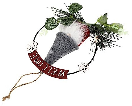 IMIKEYA 2 Stücke Weihnachten Hängen Ornament Dekorative Tür Zubehör Weihnachten Girlande Material Urlaub Wohnkultur