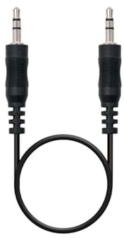 Watio Wave Cavo audio - Cavo stereo jack 3,5 mm maschio a maschio, lunghezza 0,3 m, ideale per connessioni audio su dispositivi*. *