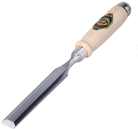 KIRSCHEN Werkzeuge 1001022 | hochwertige Stechbeitel mit Weißbuchenheft, handgeschmiedet in Deutschland - 22mm