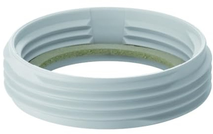 Schläfer 619711 | Low Siphon Reduzierstück 1 1/2 auf 1 1/4 Zoll Kunststoff, Siphonadapter, Spülbeckenablaufreduzierer, platzsparender Siphonreduzierer 1 1/2 Außengewinde / 1 1/4 Innengewinde