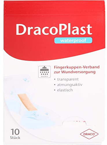 DRACOPLAST waterproof Fingerkuppenpflaster 10 St