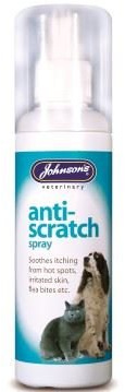 (4 Pack) Johnson's Vet - Anti-Scratch Spray Dog,Cat&Small Animal 100ml