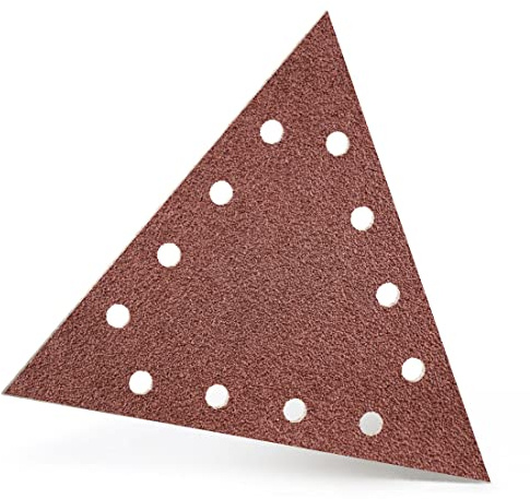 MENZER Red Schleifscheiben 290 x 250 mm, 12-Loch (25 Stk.) K120 | f. Trockenbauschleifer, Normalkorund, Klettbefestigung