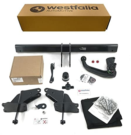 Westfalia abnehmbare Anhängerkupplung für Mercedes C-Klasse Kombi/Limousine (W205/S205) (BJ 03/2014-06/2018) - auch für Cabrio & Coupe - im Set mit 13-pol. fzg.-spez. Westfalia Elektrosatz