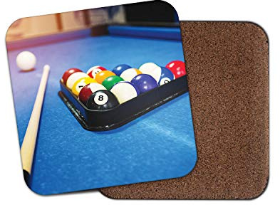Coole Pool Table Getränke-Untersetzer – Snooker Billard Sport Dad Cool Geschenk #8563