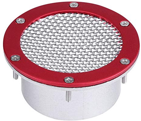 KIMISS Pare-chocs universel pour grille d'aération de voiture pour prise d'air froid (rouge)