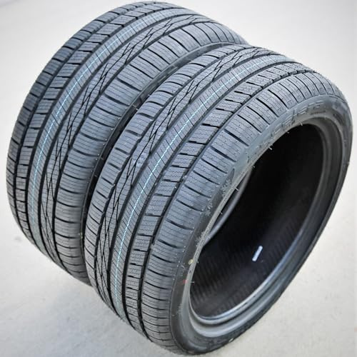 Set of 2 (TWO) Accelera X Grip-N Winter Passenger Car Performance Radial Tires-205/45R17 205/45/17 205/45-17 88V Load Range XL 4-Ply BSW Black Side Wall