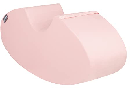 KiddyMoon Foam Soft Seesaw Rocker Ride-On Hopper Bean Bouncy Jumping Playing For Children, Montessori Toy For Kids Made Of Foam, Made In The EU, Pink