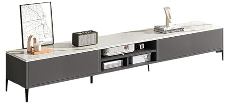 HHCTEBEC Tv-StäNder FüR Das Wohnzimmer, Modernes Entertainment-Center Mit TüR Und Offenen Regalen, Holz-Media-Tv-Konsolentisch FüR Das Schlafzimmer,B